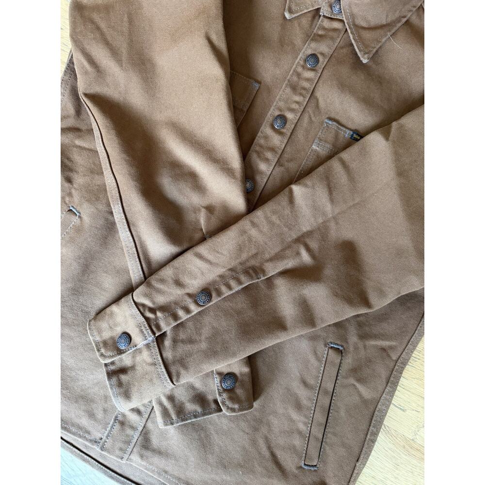 IRON HEART Duck Canvas CPO ‘Untucked’ IHSH-189-BRN 17OZ - Medium - Picture 2 of 6